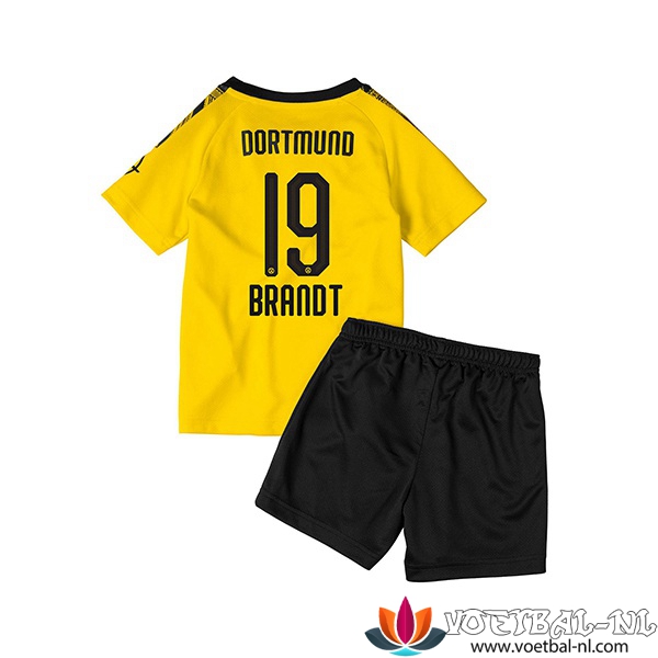 Dortmund BVB BRANOT 19 Thuisshirt Kind Tenue 2019/2020
