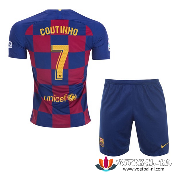 FC Barcelona Coutinho 7 Thuisshirt Kind Tenue 2019/2020