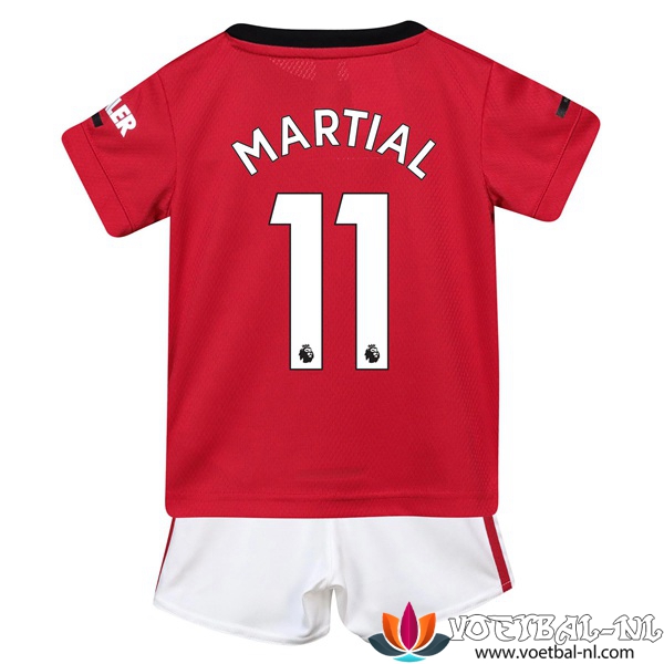 Manchester United MARTIAL 11 Thuisshirt Kind Tenue 2019/2020