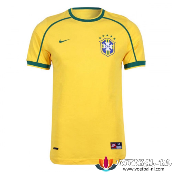 Brazilie Thuis Retro Shirt 1998/2000