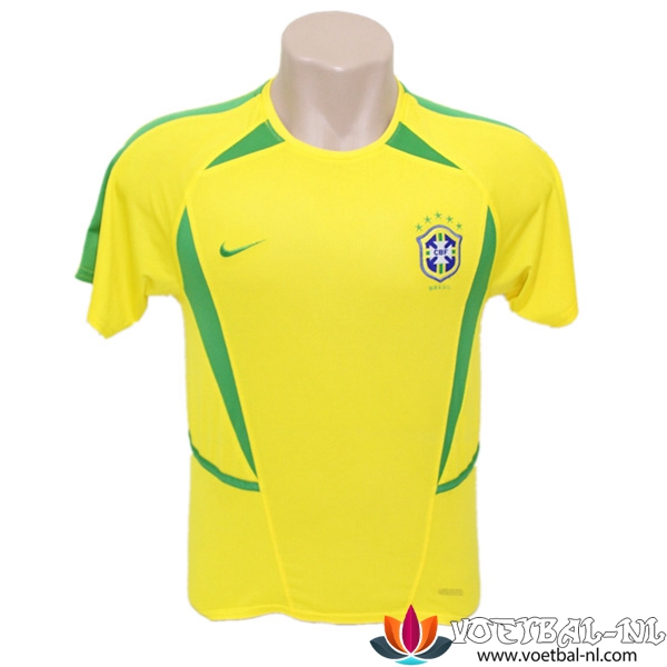 Brazilie Thuis Retro Shirt 2002/2003