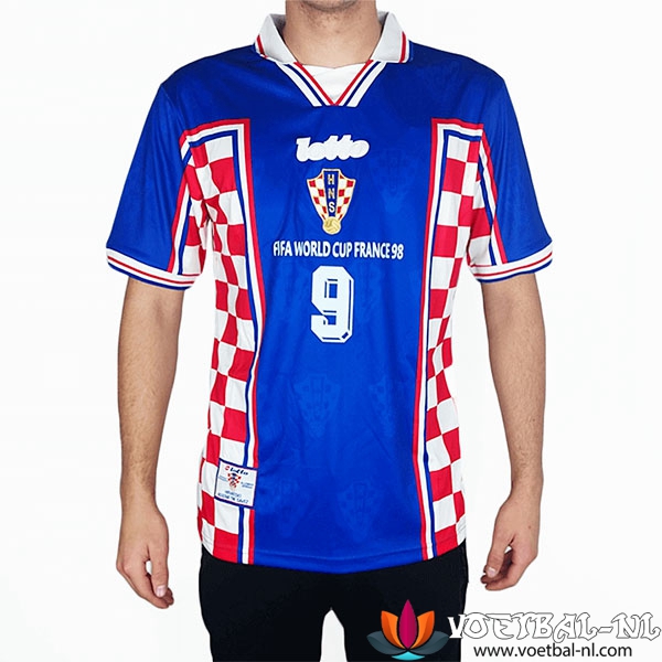 Kroatie Uit Retro Shirt 1998