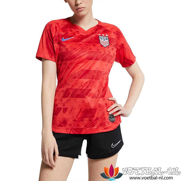 USA Uit Shirt Dames WK 2019