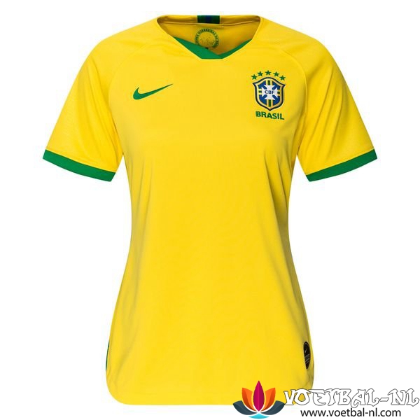 Brazilie Thuis Shirt Dames WK 2019