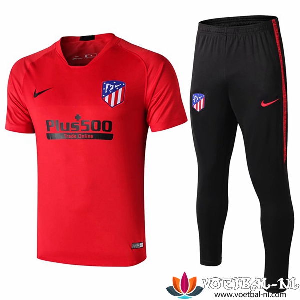Atletico Madrid Trainingsshirt + Broek Rood 2019/2020