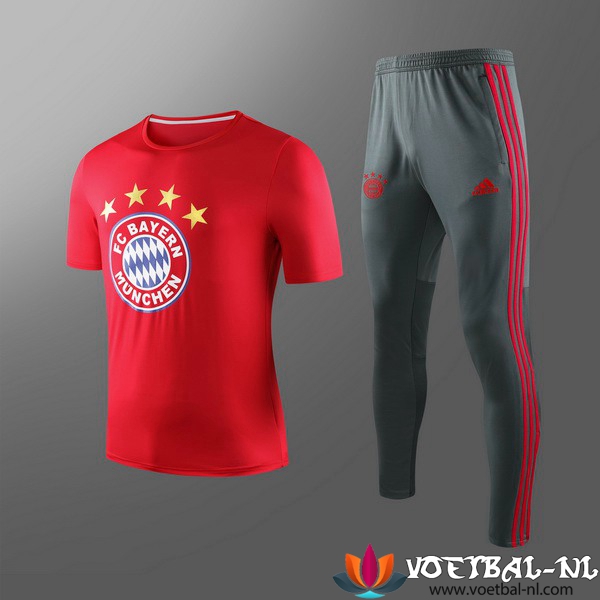 Bayern Munchen Trainingsshirt Kind + Broek Rood 2019/2020