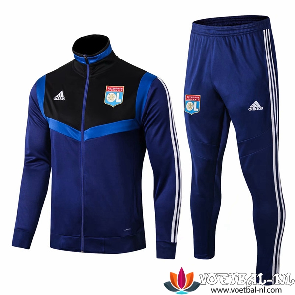 Lyon OL Trainingsjack Pakken Blauw/Zwart 2019/2020