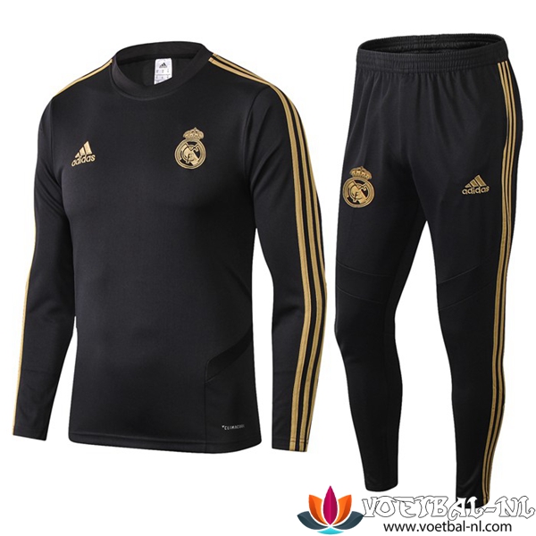 Real Madrid Trainingspak Zwart 2019/2020