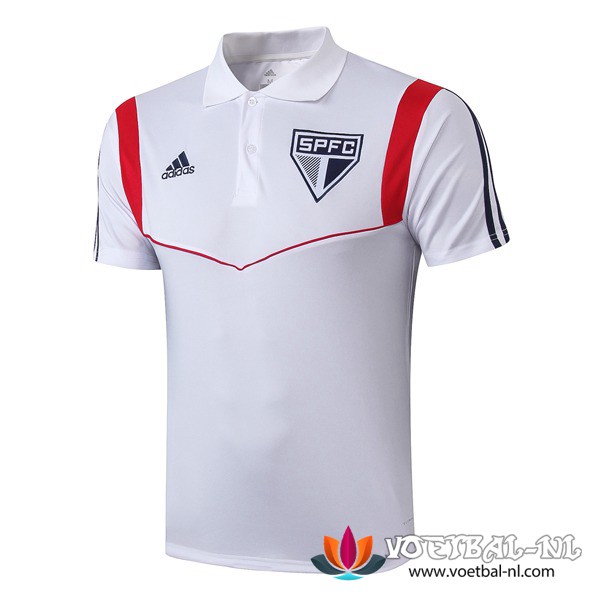 Sao Paulo FC Polo Shirt Wit 2019/2020