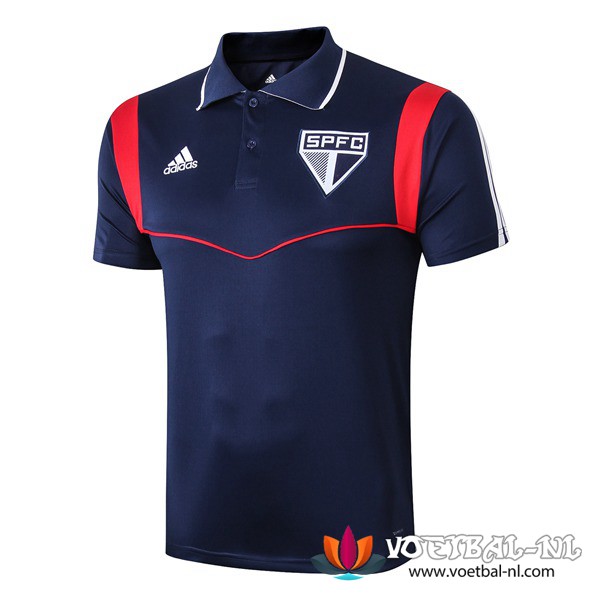 Sao Paulo FC Polo Shirt Polo Shirt Blauw Donker 2019/2020