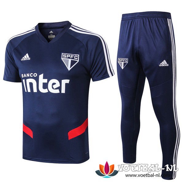 Sao Paulo FC Trainingsshirt + Broek Blauw 2019/2020