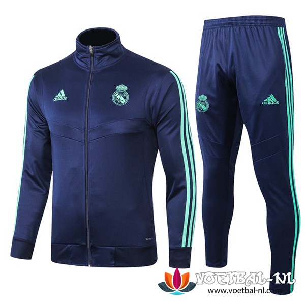 Real Madrid Trainingsjack Blauw Donker 2019/2020