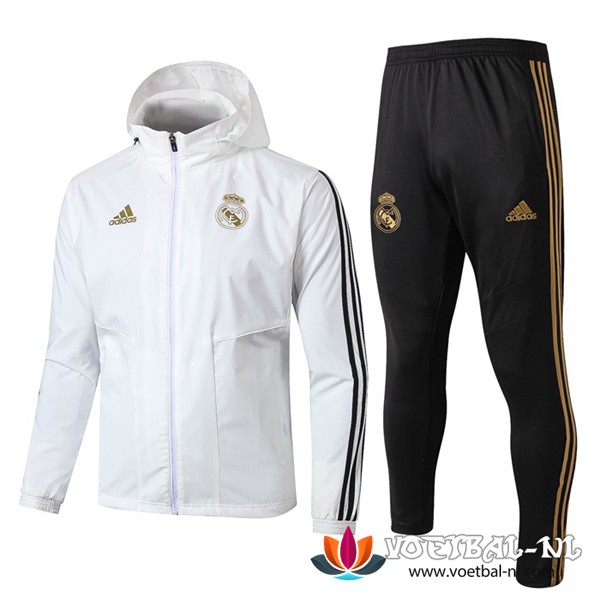 Real Madrid Trainingspak windjak Wit 2019/2020