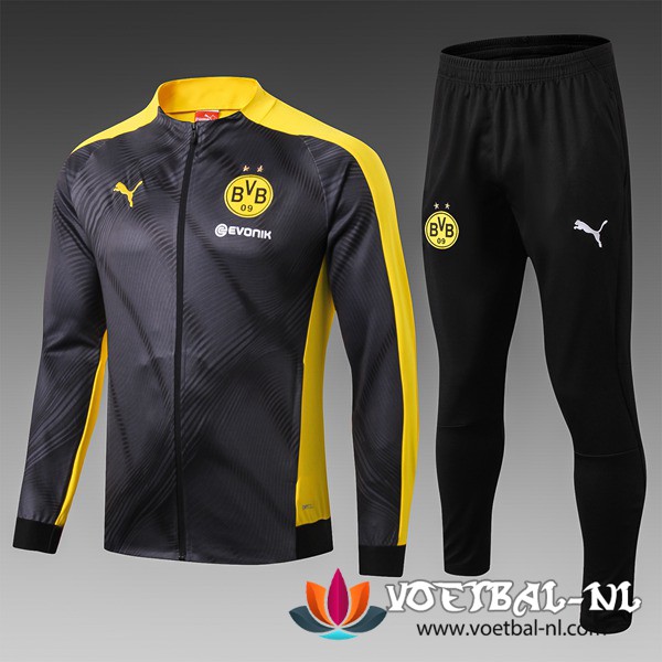 Dortmund BVB Trainingspak Jasje Kind Zwart 2019/2020