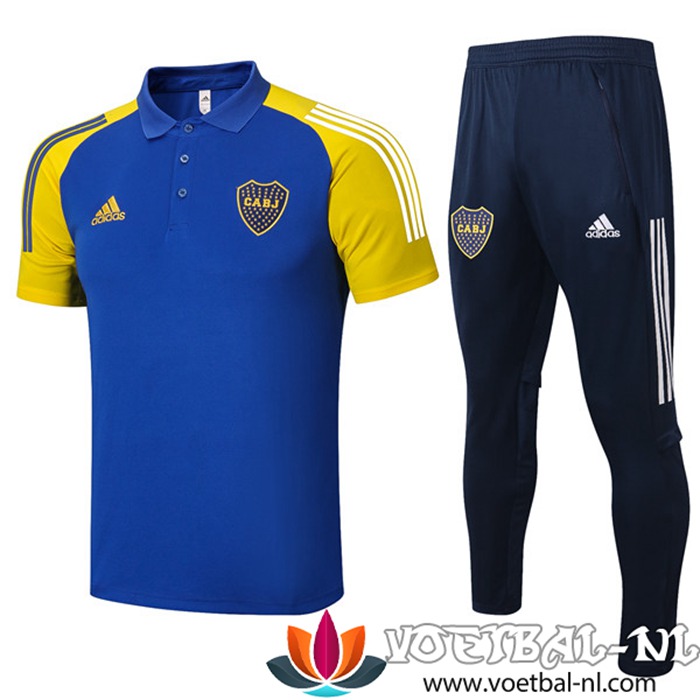Boca Juniors Polo Shirt + Broek Blauw 2020/2021