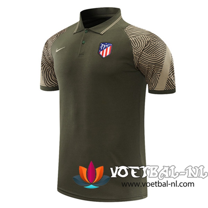 Atletico Madrid Polo Shirt Donkergroen 2021/2022