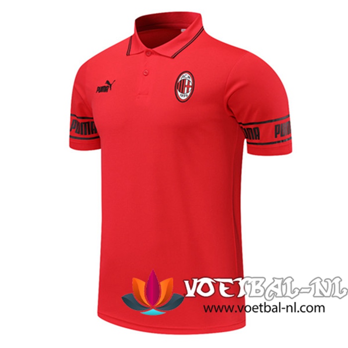 AC Milan Polo Shirt Rood 2021/2022