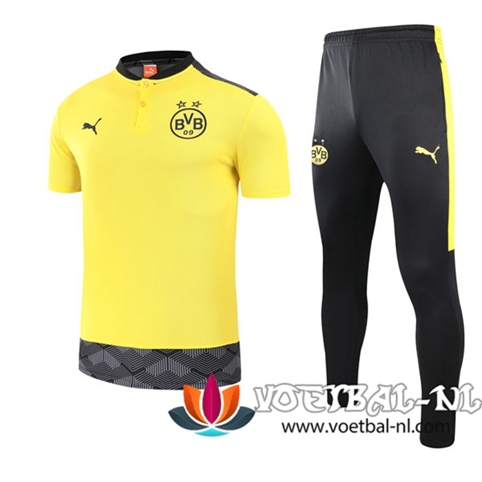 Dortmund BVB Trainingsshirt + Broek Geel 2021/2022
