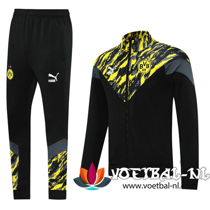 Dortmund BVB Trainingspak (Jasje) Suit Zwart/Geel 2021/2022