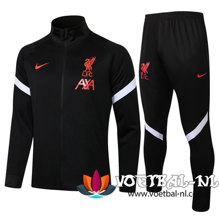 FC Liverpool Trainingspak (Jasje) Suit Zwart 2021/2022