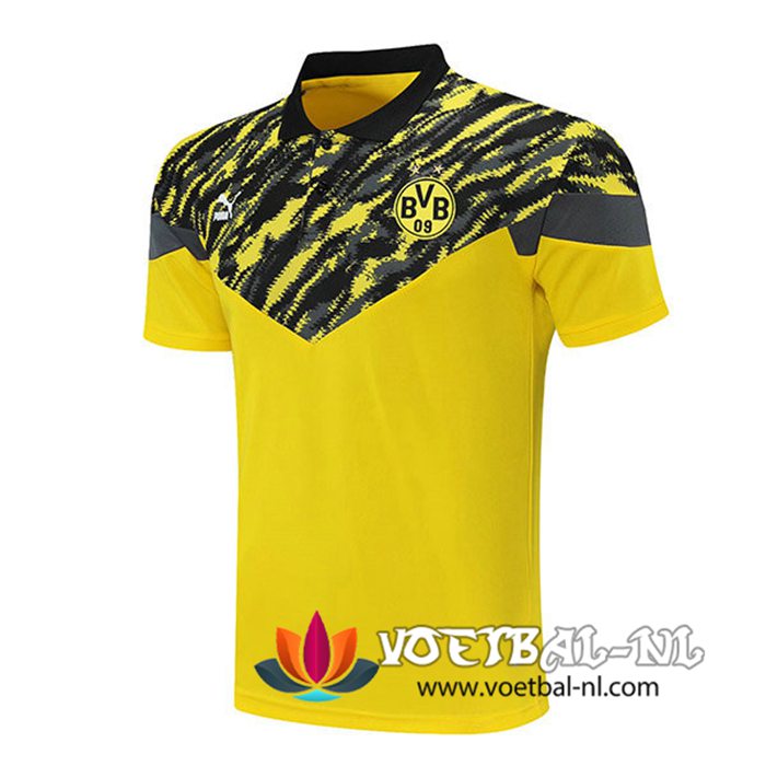 Dortmund BVB Polo Shirt Geel/Zwart 2021/2022