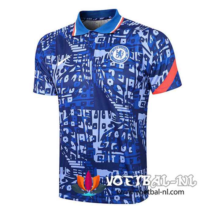 FC Chelsea Polo Shirt Blauw 2021/2022