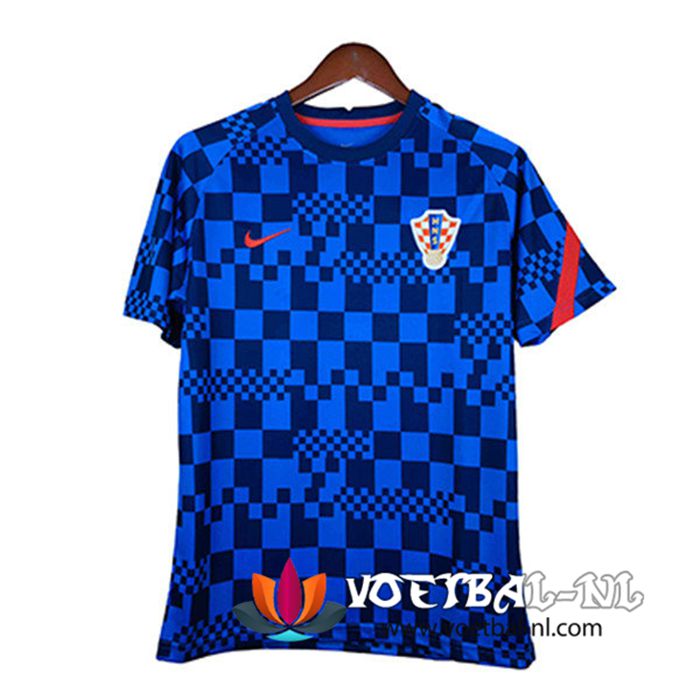 Kroati? Trainingsshirt Blauw 2021/2022