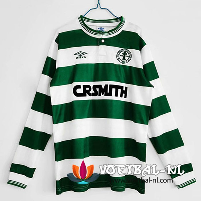 Celtic FC Retro Thuisshirt Lange Mouwen 1987/1988