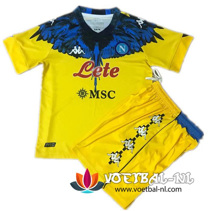 SSC Naples Kinderen Shirt Limited Edition Geel 2021/2022