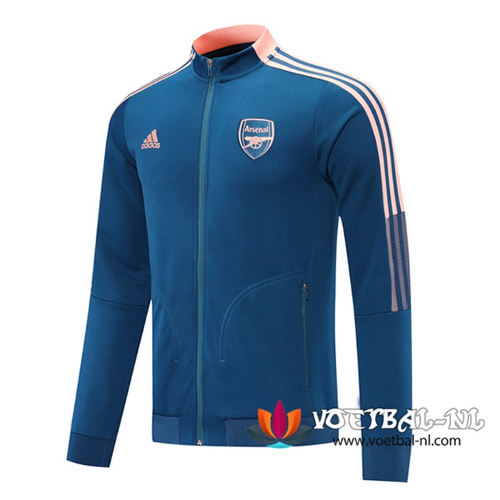 Arsenal Voetbal Trainingsjack Marineblauw/Roze 2021/2022