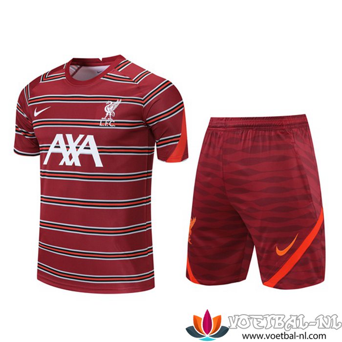 FC Liverpool Trainingsshirt + Broek Rood 2021/2022