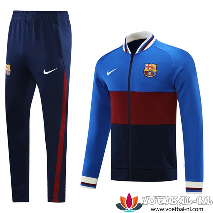 FC Barcelona Trainingspak (Jasje) Blauw/Bruin 2021/2022