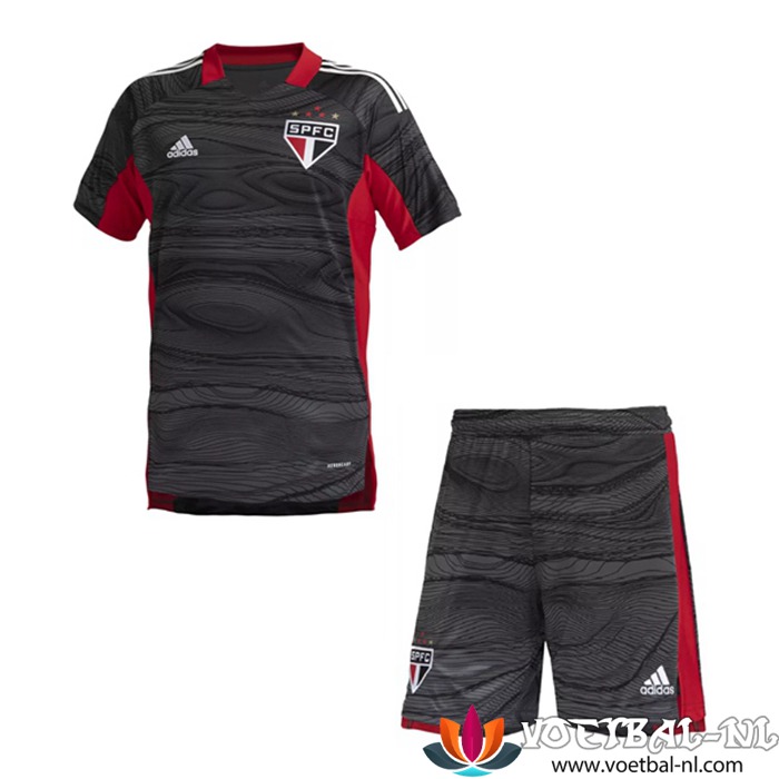 Sao Paulo FC Doelman Voetbalshirt Kind 2021/2022