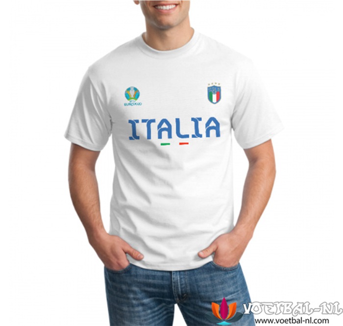 Itali? T-Shirts UEFA Euro 2020 Champions Wit - GXHTS01