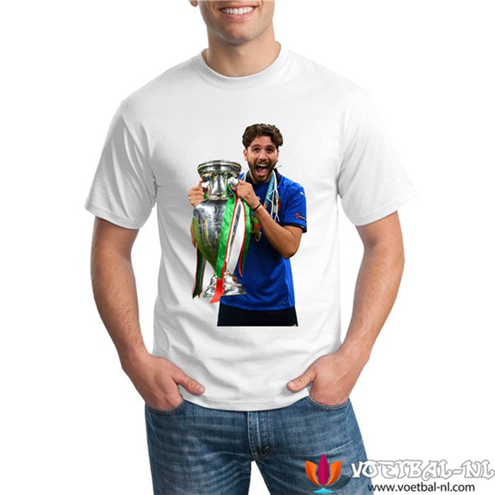 Itali? T-Shirts UEFA Euro 2020 Champions Wit - GXHTS13