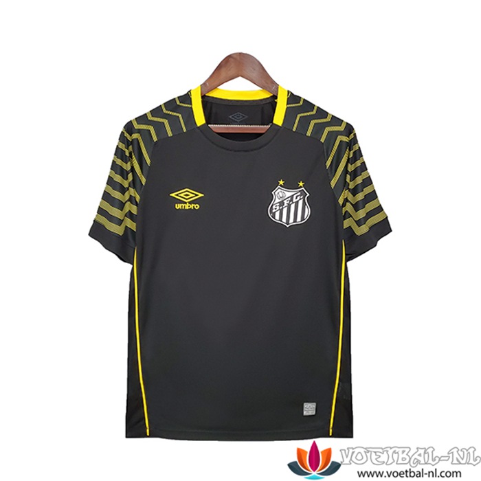 Santos Doelman Shirt Zwart 2021/2022