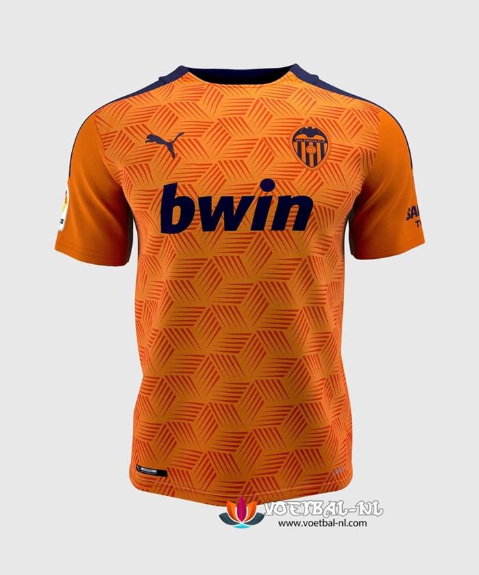 Nieuw Valencia CF Uit Voetbalshirts 2020/2021