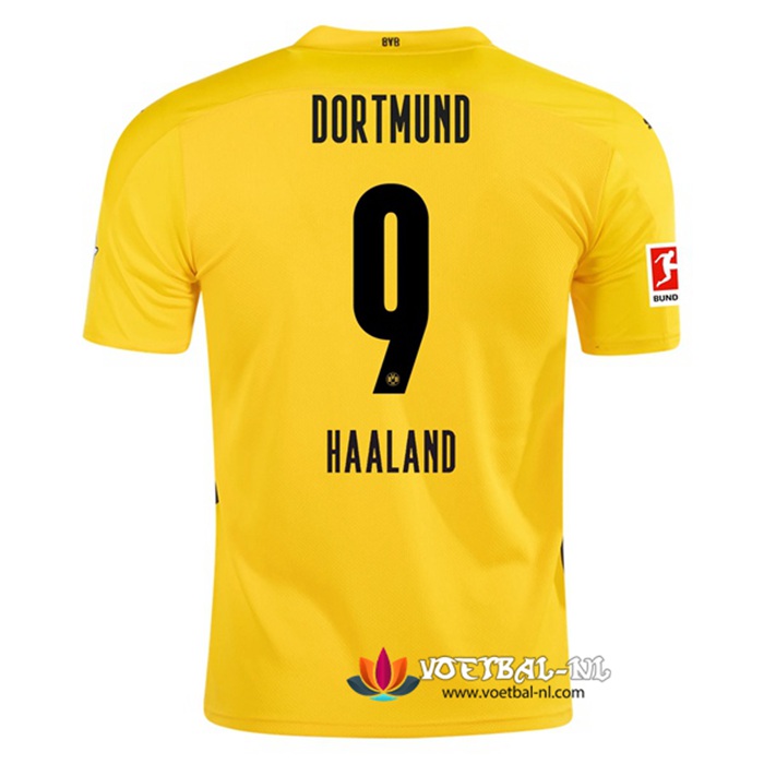 Dortmund BVB (HAALAND 9) Thuis Voetbalshirts 2020/2021