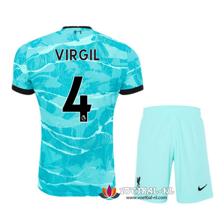 FC Liverpool (VIRGIL 4) Kinderens Uit Voetbalshirts 2020/2021