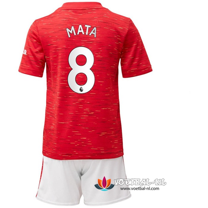 Manchester United (Mata 8) Kinderens Thuis Voetbalshirts 2020/2021