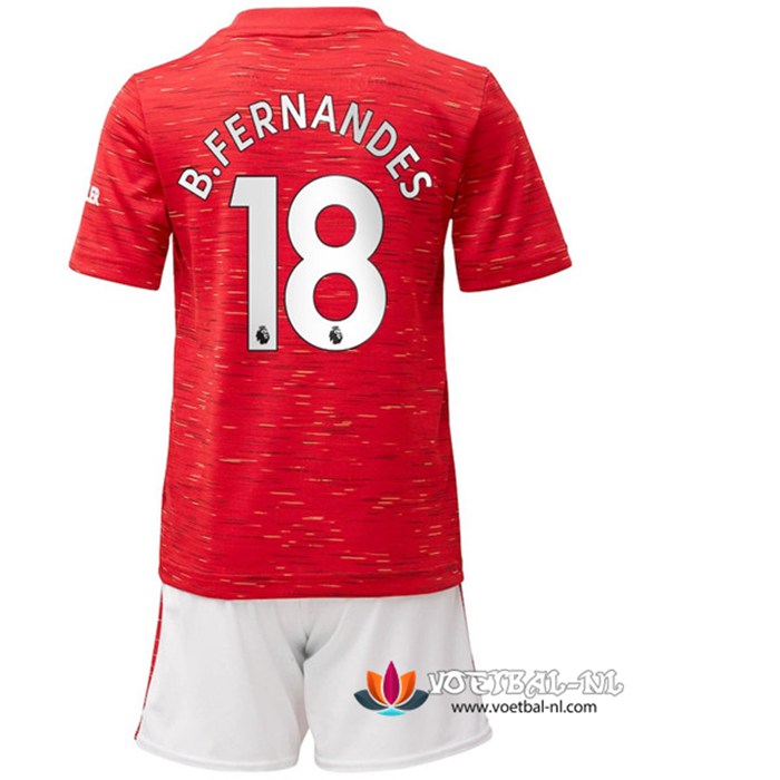 Manchester United (B.Fernandes 18) Kinderens Thuis Voetbalshirts 2020/2021