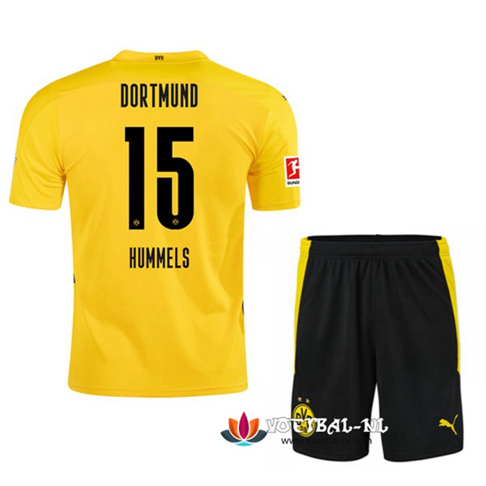 Dortmund BVB (HUMMELS 15) Kinderens Thuis Voetbalshirts 2020/2021