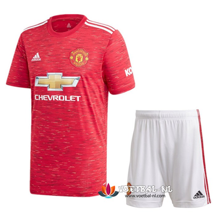 Ensemble Manchester United Thuis Voetbalshirts + Shorts 2020/2021