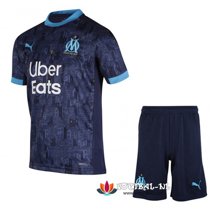 Marseille OM Uit Voetbalshirts + Shorts Set 2020/2021