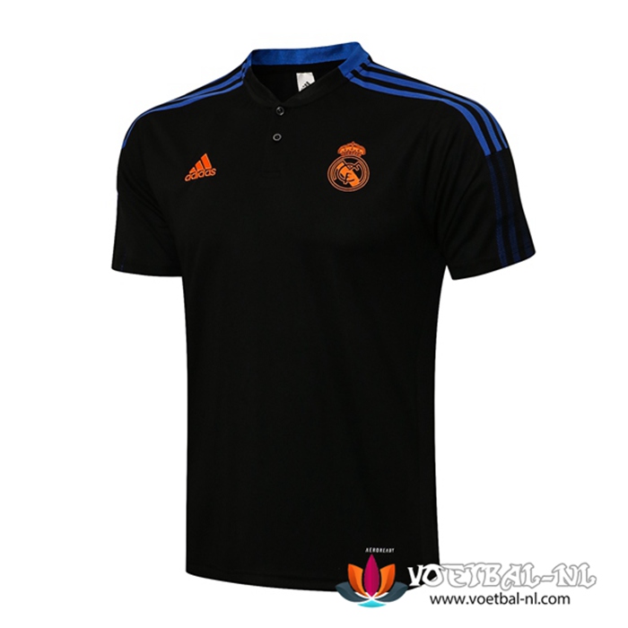 Real Madrid Polo Shirt Zwart 2021/2022