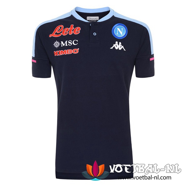 SSC Napoli Polo Shirt Zwart 2020/2021