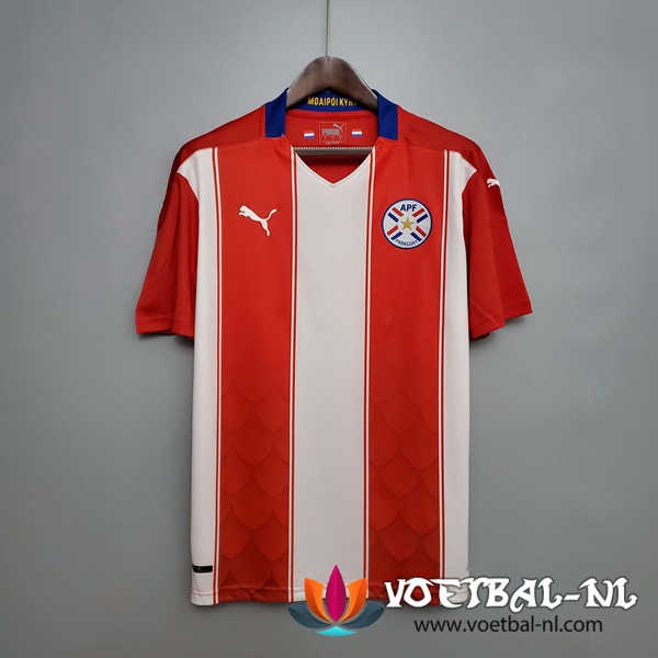 Paraguay Thuisshirt Voetbalshirts 2020/2021