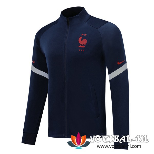 Frankrijk Trainingsjack Koningsblauw 2019/2020