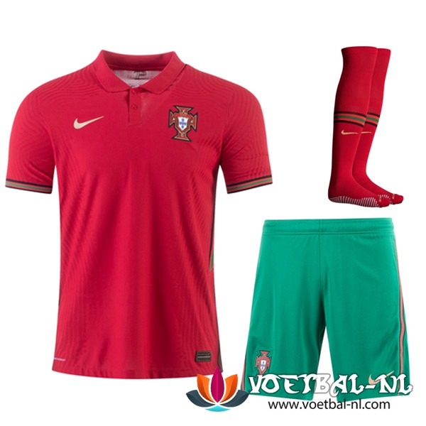 Portugal Thuis Voetbalshirts (Short+Sokken) 2020/2021