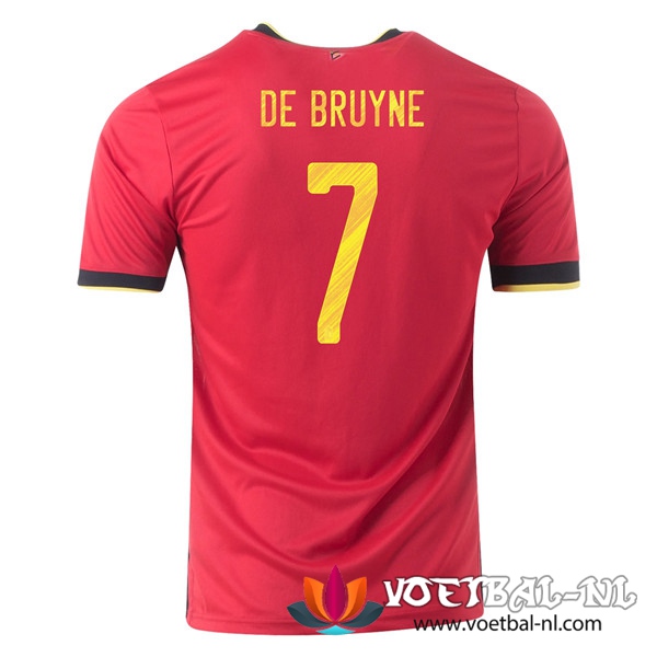 Belgie (DE bruyne 7) Thuis Voetbalshirts 2020/2021